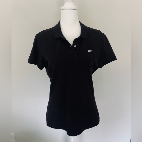 Lacoste WMNS Polo Sz 46 Black - Picture 4 of 4
